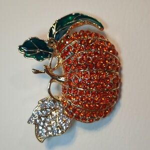 Napier Pumpkin Brooch